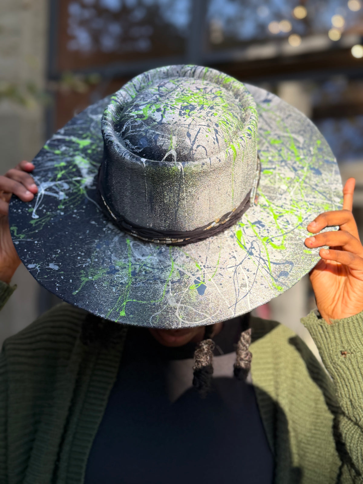 Silver Surfer Custom Felt Hat | Hoyle Hat Seattle