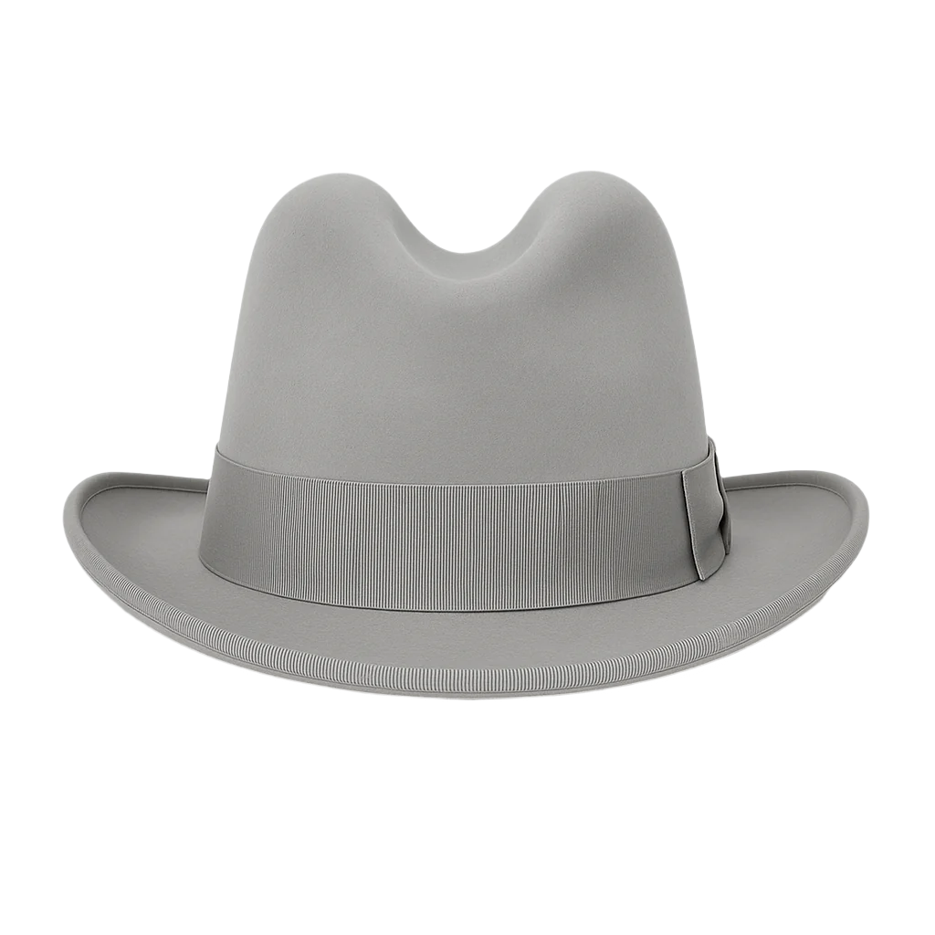 The Classic Homburg – Fur Felt in Grey or Black