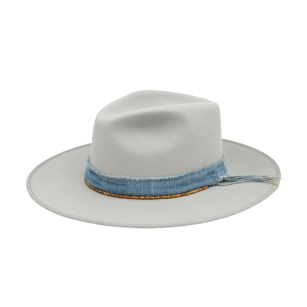 Silver Baby Blue Eyes Fedora