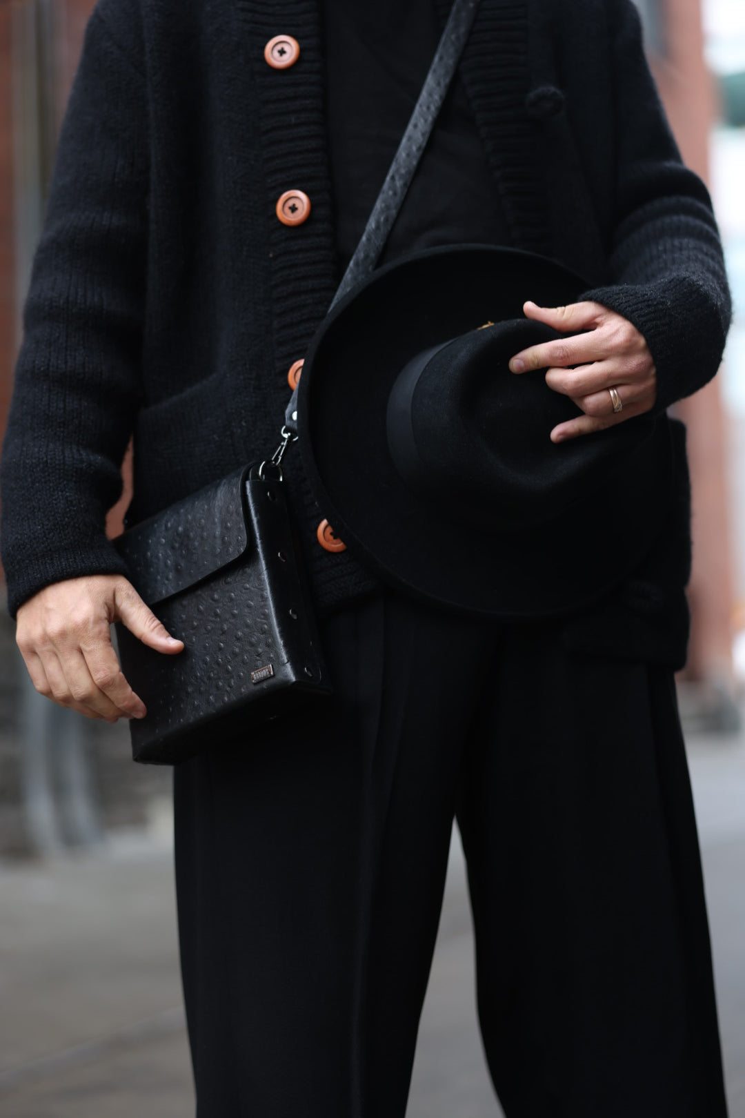 The Rider - Alpaca Knit Cardigan :: Black