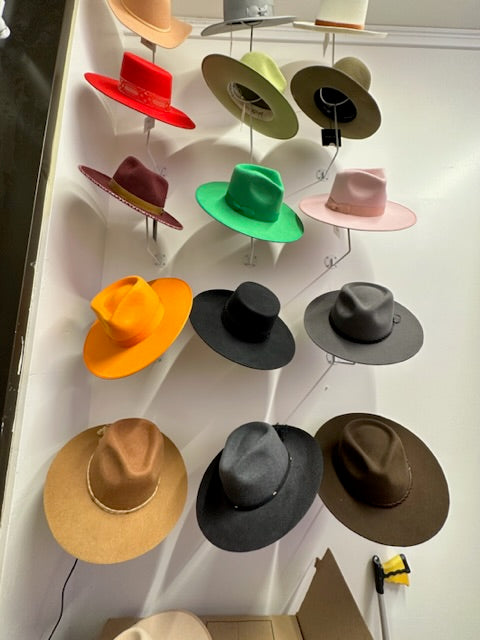 What materials do you use to make handmade hats?