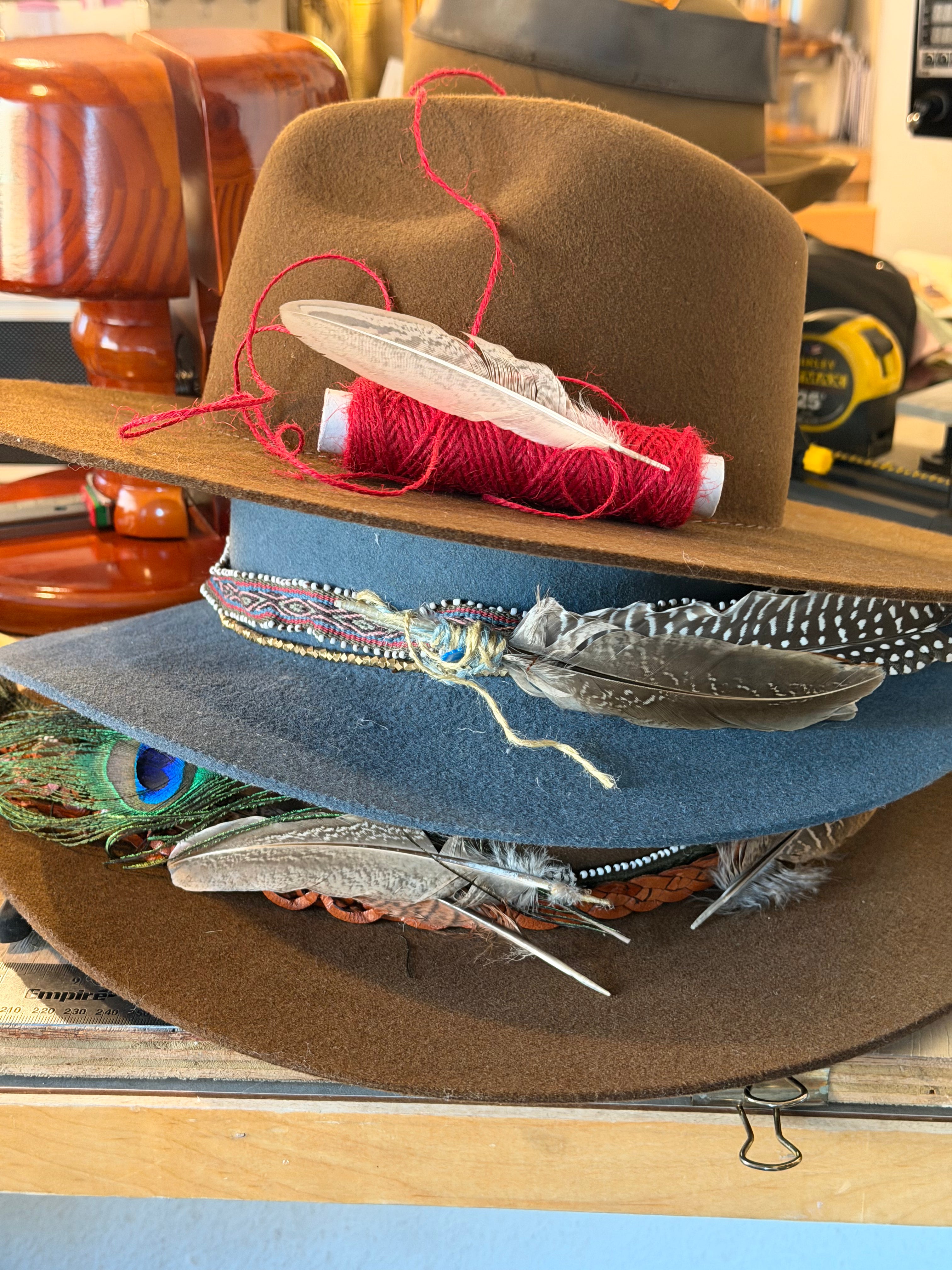 Anne Hats – Group Custom Order (Anne, Toolie, Kelsey) 
Total Hats: 3 Custom Fedoras