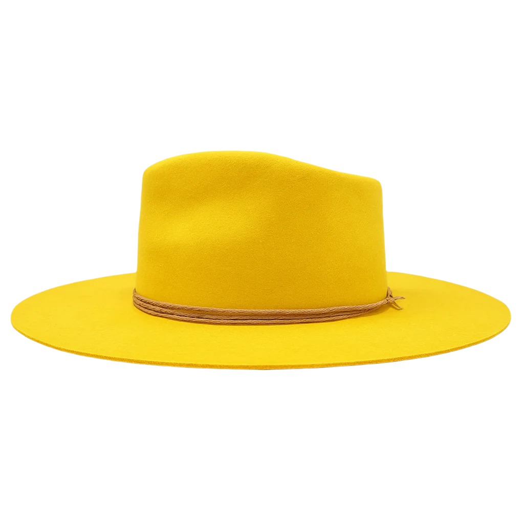 Banana Belt Yellow Fedora