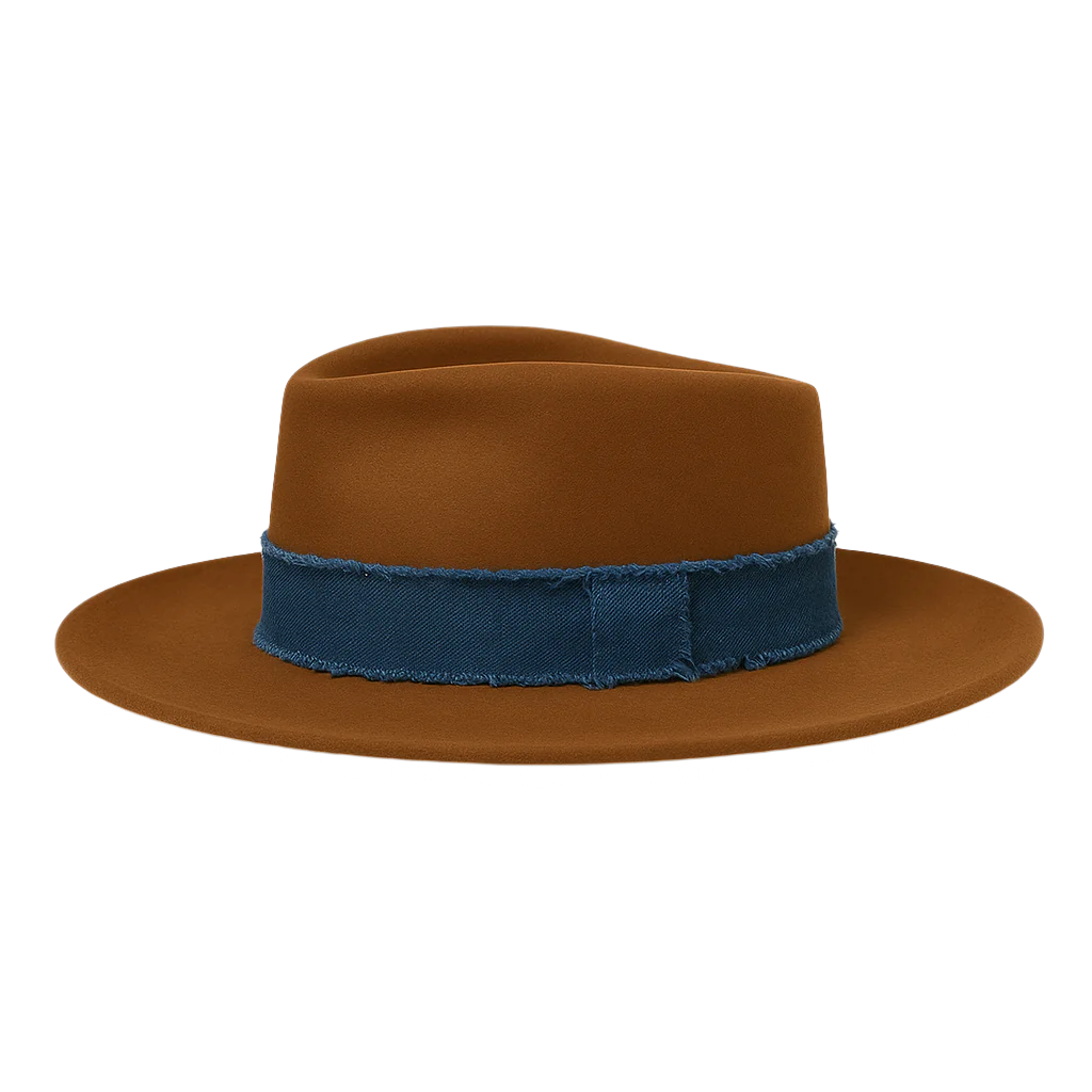 Denim Dave Grohl Fedora – Custom Wool or 100X Beaver Felt Hat