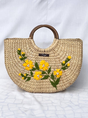 Handwoven Embroidered Handbag