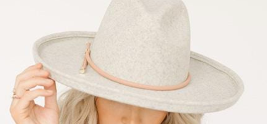 Rope Hat Band - Dusty Pink